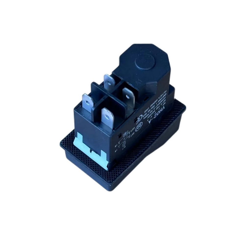 Trade-Shop Schalter Elektro Ein/Aus Hauptschalter YH02-A, 230V 16A, IP 55 für Betonmischer, Anschluss über 4 Kontakte / mit Flachdichtung und PVC-Abdeckung Bild 2