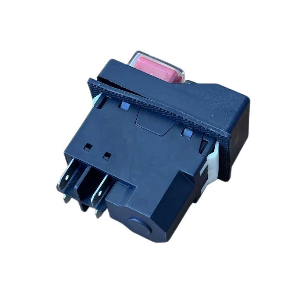 Trade-Shop Schalter Elektro Ein/Aus Hauptschalter YH02-A, 230V 16A, IP 55 für Betonmischer, Anschluss über 4 Kontakte / mit Flachdichtung und PVC-Abdeckung Bild 4