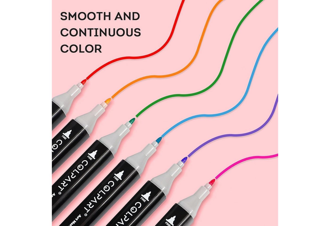 LuxusKollektion Marker Alkoholmarker Doppelspitze 120 Farben Kinder 48 Farben Markes