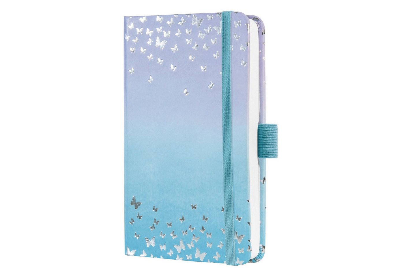 Sigel Buchkalender SIGEL 7J346 Wochenkalender Jolie 2027, ca. A6, Butterfly Confetti Sky