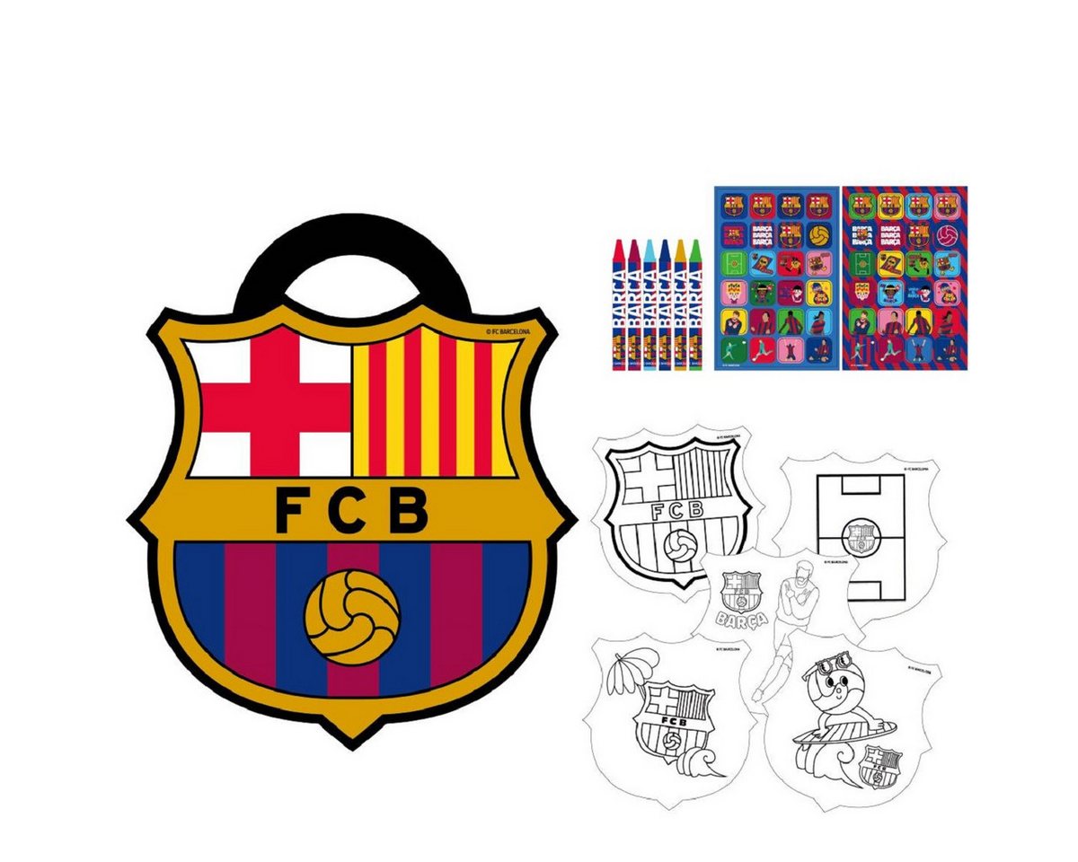 FC Barcelona Zeichenalbum Aktivitätsalbum für Malen Basteln und Beschäftigung