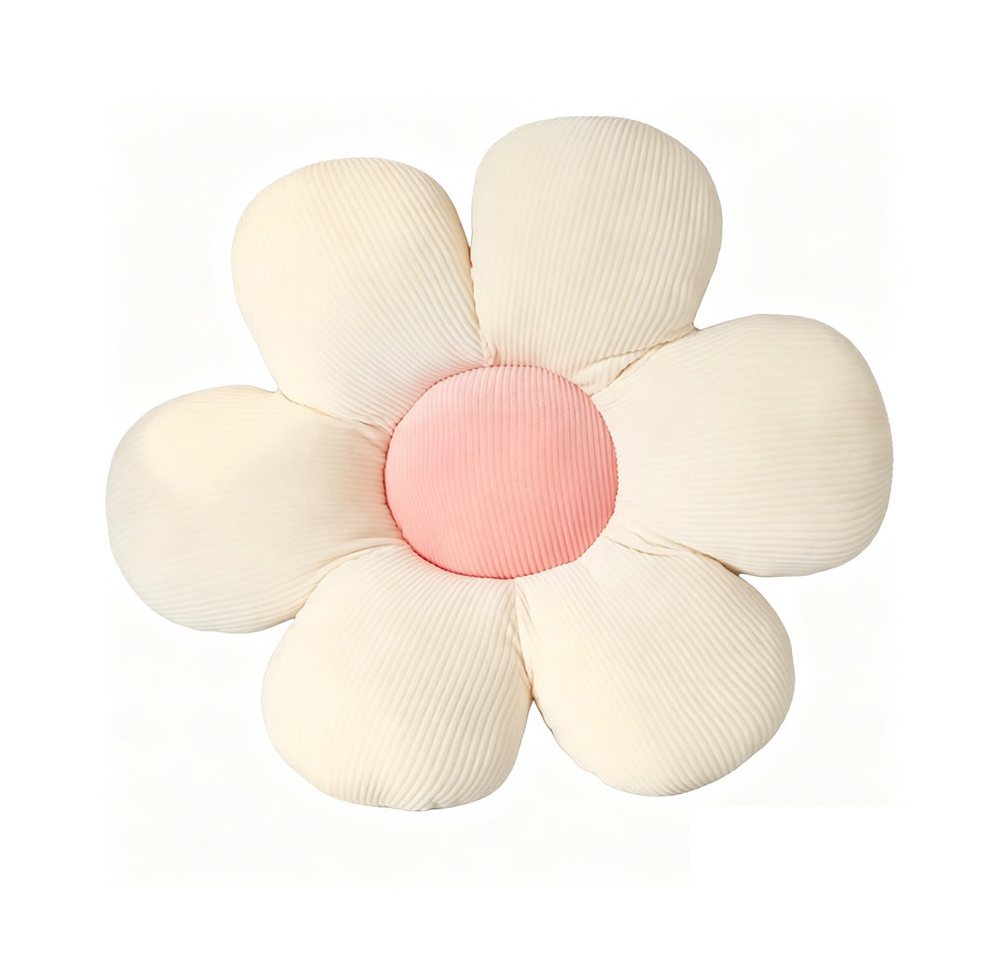 AFKSMILE Sitzkissen Blumenbodenkissen Sitzkissen, Blumenboden Kissen Tatami Blumenförmiges, Weiches Blütenblattkissen, Kissen Blumenform für Schlafzimmer Sofa Bild 5