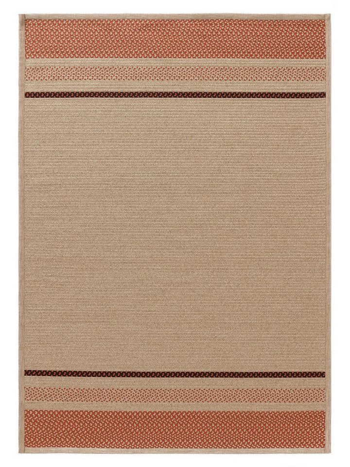 benuta Outdoorteppich Nandi, rechteckig, Höhe: 5 mm, In- & Outdoorteppich, Robust für Garten, Terrasse, Balkon, Küche