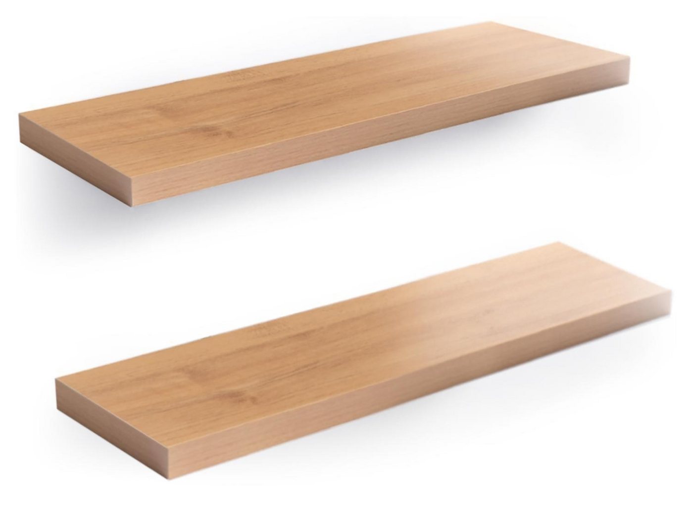 Home4You Wandboard Wandregal mit Halterung, 60cm, 2er Set, Spar-Set Bild 3