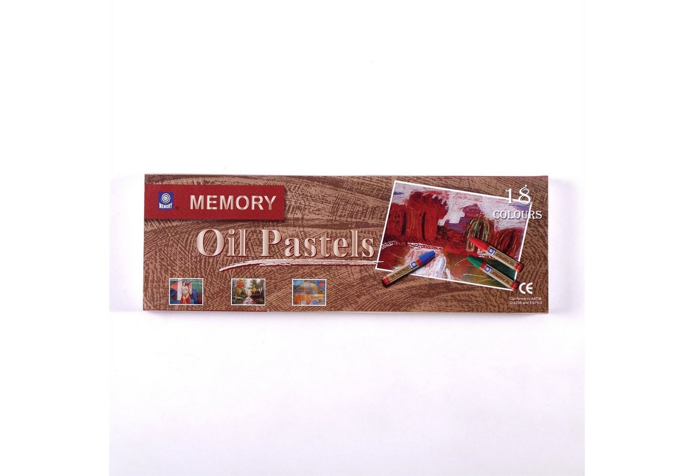 BK BILDERRAHMEN KOLMER Malkreide Öl Pastellkreide, Ø 1 cm, 7,4 cm, 18 Farben Set, Ölkreiden Bild 4
