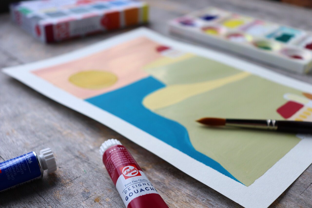 Talens Plakatfarbe Gouache Extra Fine Set, 20ml Tuben Bild 2