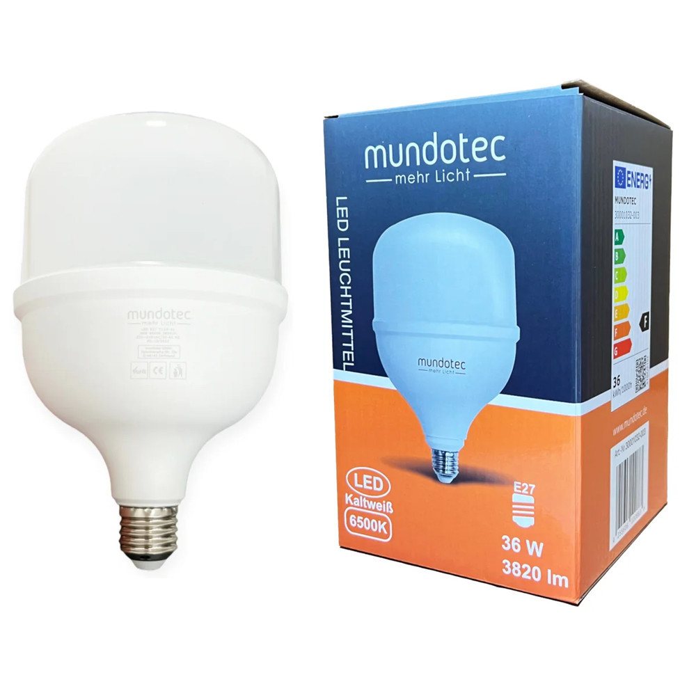 Mundotec LED-Leuchtmittel LED Leuchtmittel E27 T120, 36 Watt 3820 Lumen Bild 3