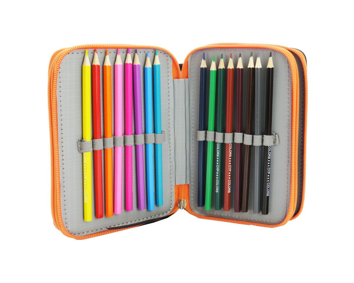 Dragon Ball Federmäppchen Schüleretui 3 Etagen mit Schulmaterial Stifte Set Schule, (Packung) Bild 3