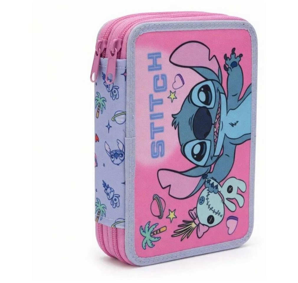 Giovas Federmäppchen Disney Lilo und Stitch Scrapbook Federmäppchen mit 2 Fächern, 26 cm Bild 2