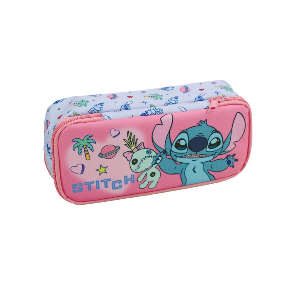 Giovas Federmäppchen Disney Lilo und Stitch Scrapbook Federmäppchen mit 2 Fächern, 26 cm Bild 3