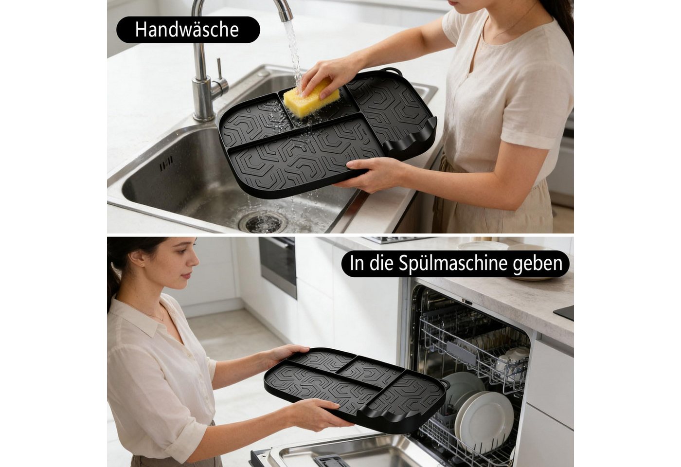 Zyronn Silikonform Airfryer Zubehör für Ninja AF400EU/AF451EU/AF500EU/DZ400EU, Heißluftfritteuse Zubehör Spülmaschinenfest Bild 4