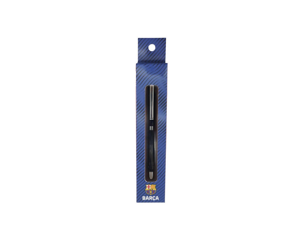 FC Barcelona Kugelschreiber Metallstift in Box 1 Stück Kugelschreiber Schwarz Geschenkstift 14 cm Bild 4