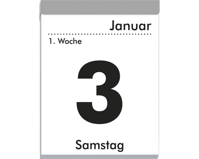 ZETTLER Abreißkalender ZETTLER Tagesabreißkalender XL 2027 8,2x10,7 cm mit Sudokus