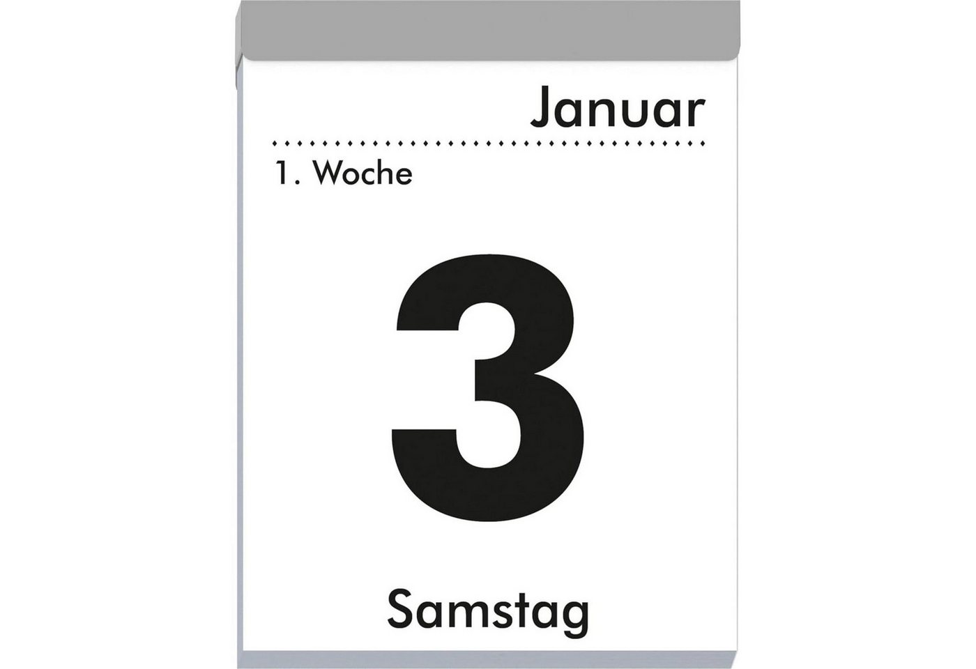 ZETTLER Abreißkalender ZETTLER Tagesabreißkalender XL 2027 8,2x10,7 cm mit Sudokus Bild 2