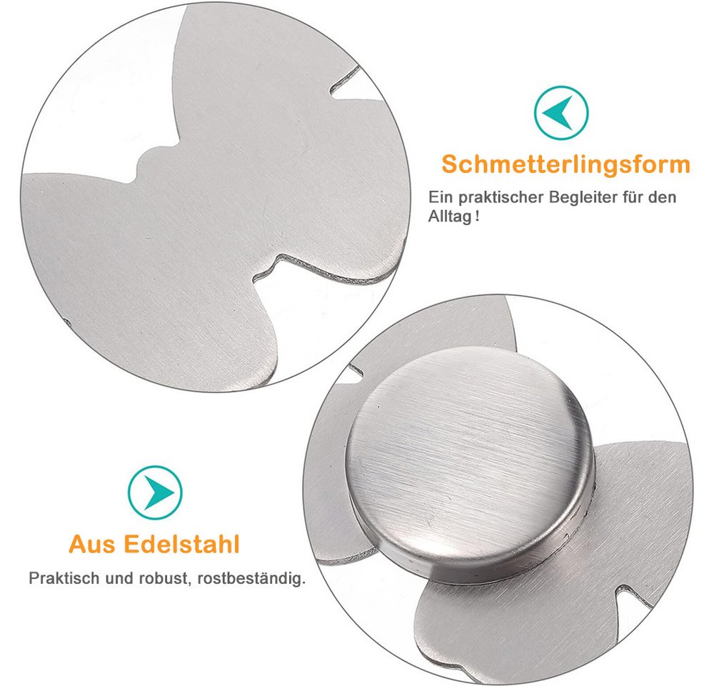 AFKSMILE Tischtuchklammern 8 Stück Edelstahl Tischdeckenklammern, Magnet Tischdeckenbeschwerer, Blumen, Schmetterling Tischtuchklammern für Draußen Hochzeit Picknick Bild 4