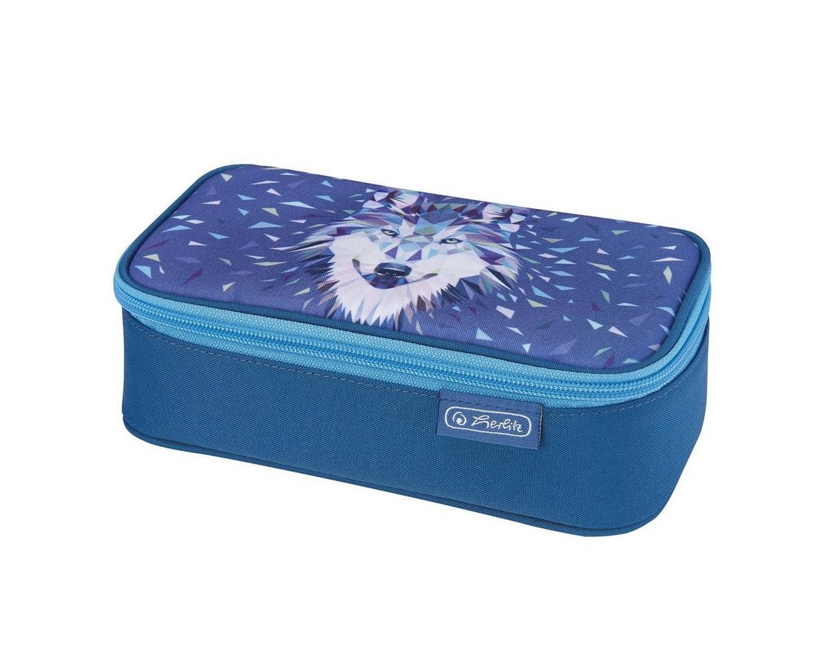 Herlitz Federtasche Herlitz Stiftebox XXL / Faulenzerrolle / Faulenzer-Box / "Wolf