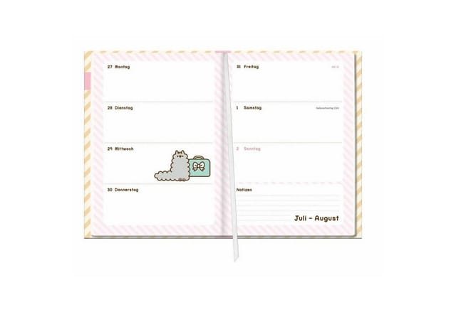HEYE Monatskalender Pusheen 17-Monats-Kalenderbuch A5 2027 - 17 Monate. Von August 2026...