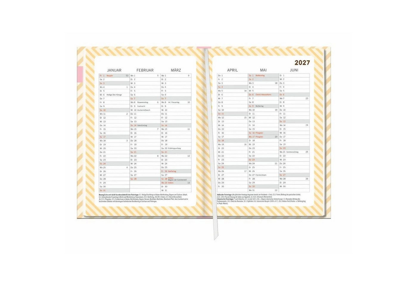HEYE Monatskalender Pusheen 17-Monats-Kalenderbuch A5 2027 - 17 Monate. Von August 2026... Bild 5