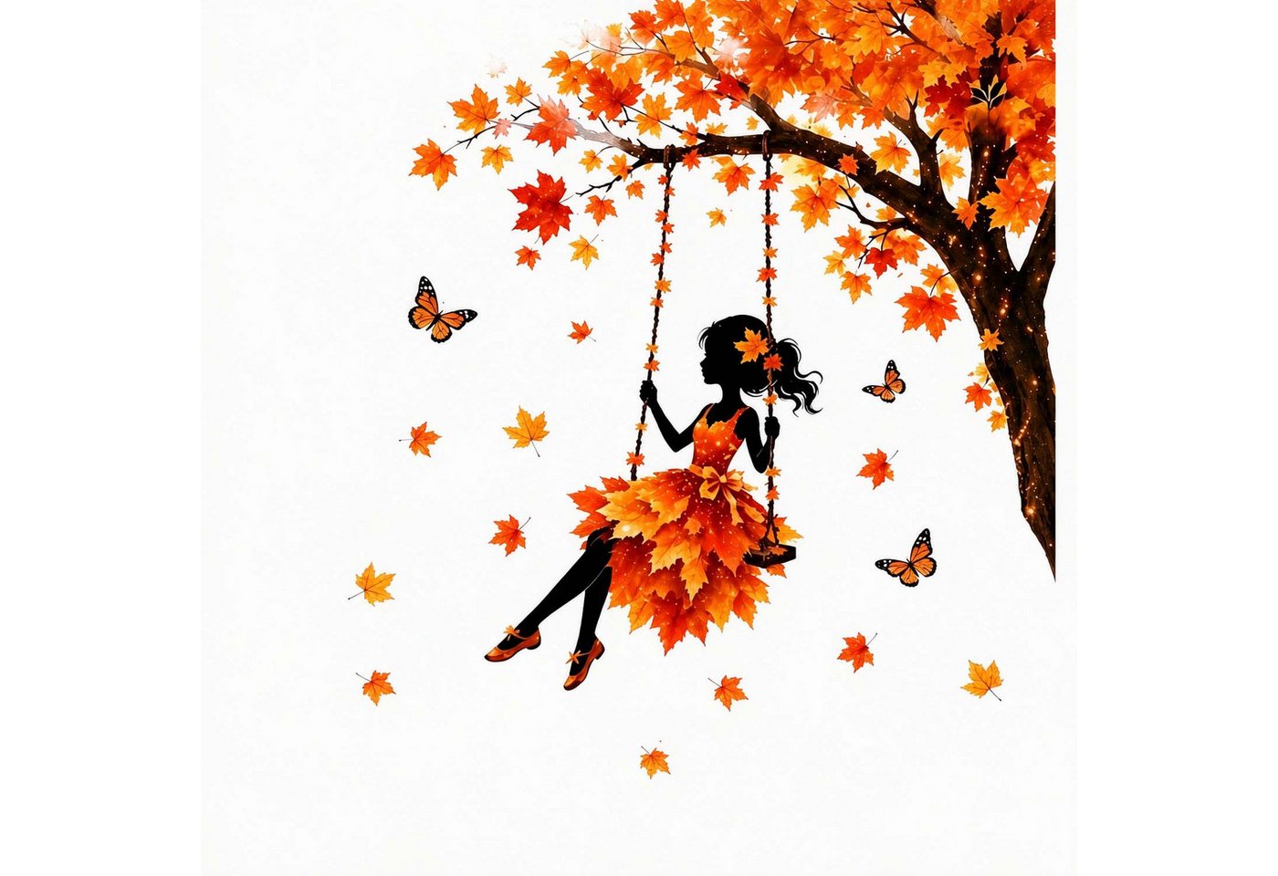 Sorvyzxn Fensterbild Fensterbild wiederverwendbare Fensterbilder Halloween Herbstlicher Bild 4