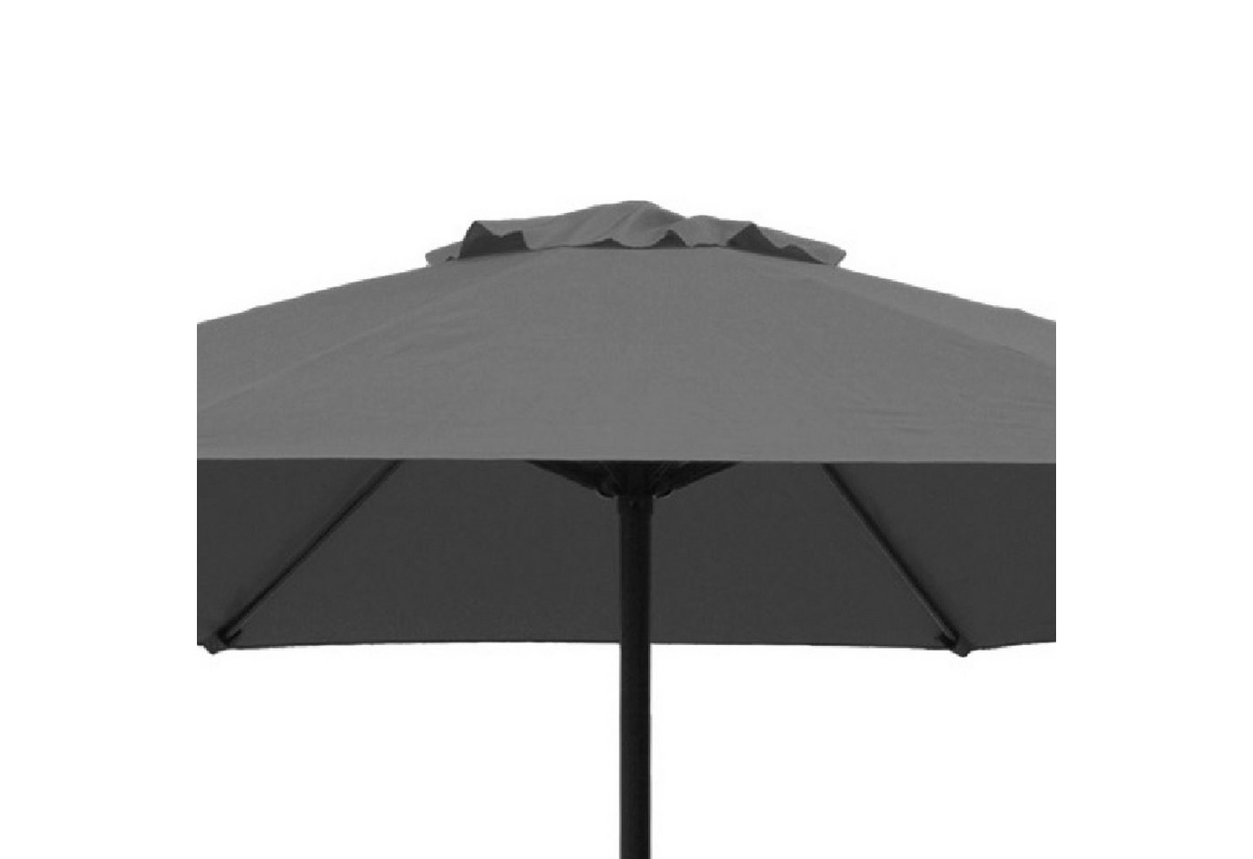 TPFGarden Marktschirm MACCLESFIELD, Sonnenschutz mit Kurbel und Knick, Gestell aus Stahl, Bezug grau, Gestell Stahl, Bezug grau. BxTxH: 300x300x240 cm Bild 2