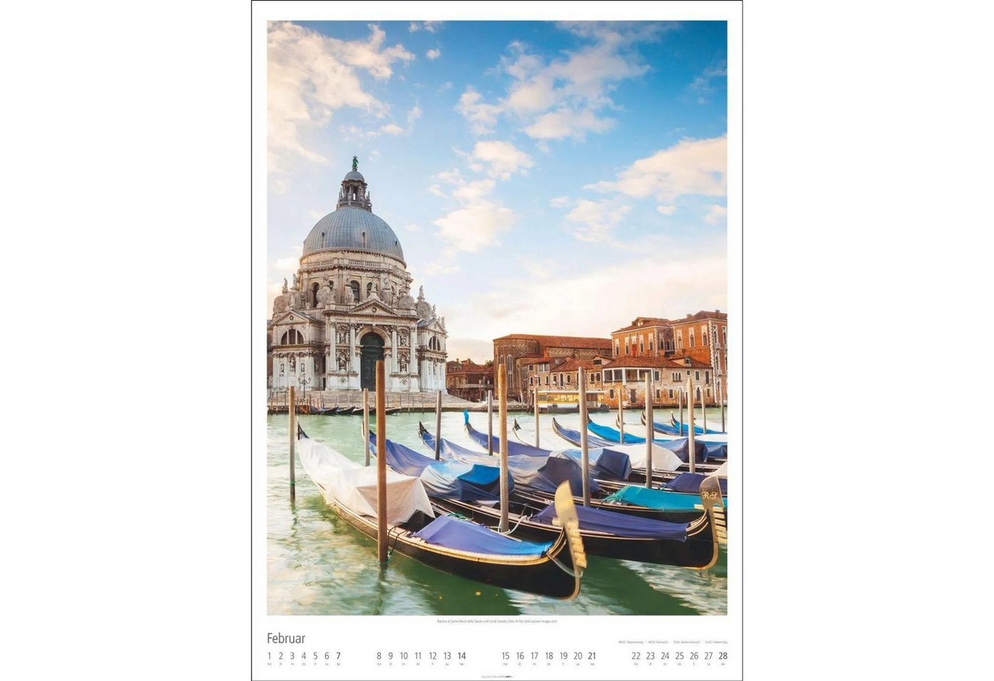 Wandkalender Venezia Kalender 2027 - La Serenissima