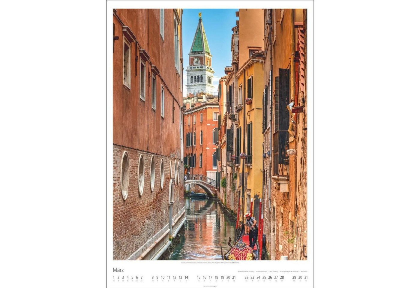 Wandkalender Venezia Kalender 2027 - La Serenissima Bild 4