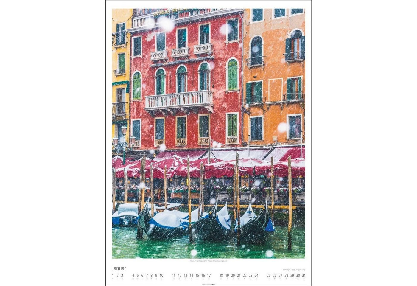 Wandkalender Venezia Kalender 2027 - La Serenissima Bild 5