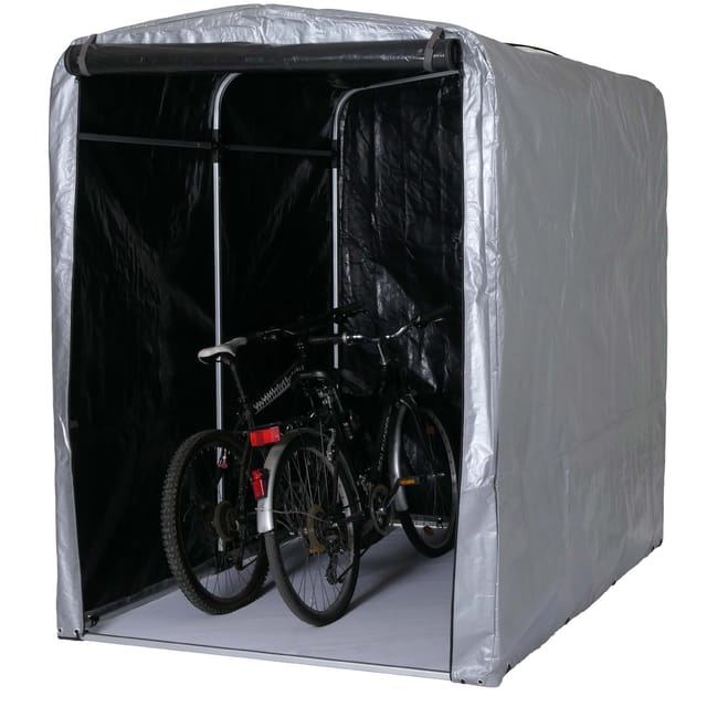 MCW Fahrradgarage N61 201x157x201cm Silber