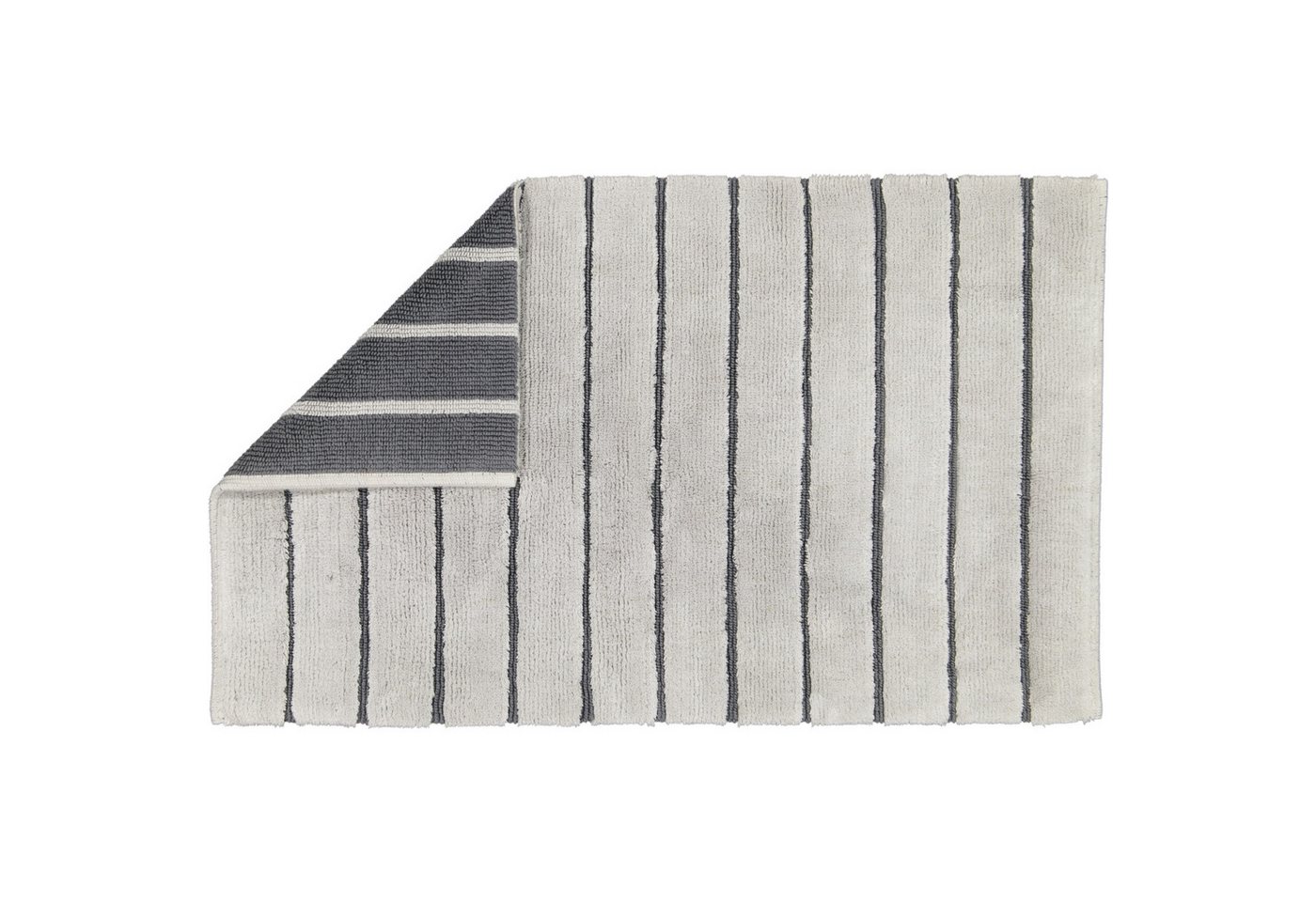 Cawö Home Badematte Balance Streifen 1008, 100% Baumwolle, handgewebt