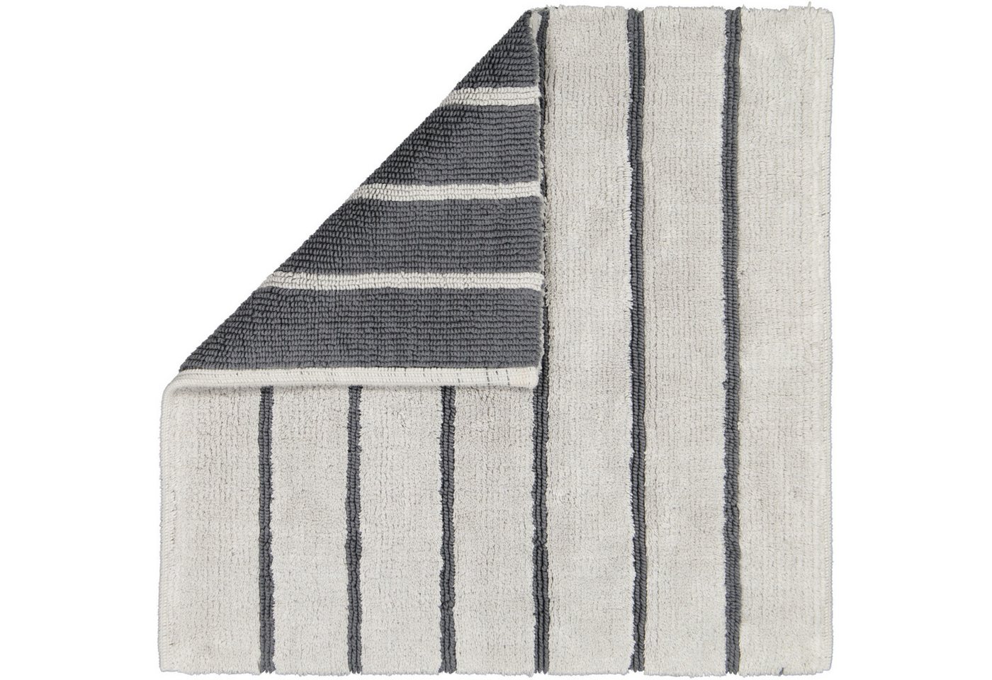 Cawö Home Badematte Balance Streifen 1008, 100% Baumwolle, handgewebt Bild 5