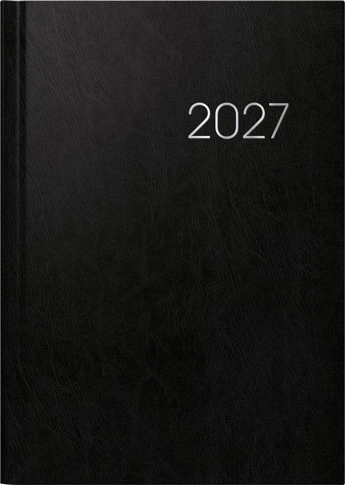 BRUNNEN Buchkalender 2027 BRUNNEN Buchkalender A5 sw 2S/1W Balacron