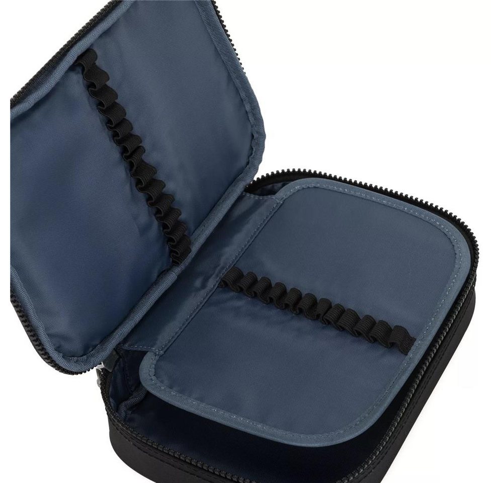 KIPLING Federmäppchen 100 PENS, Stifteetui, Black Noir (schwarz), Große Federmappe