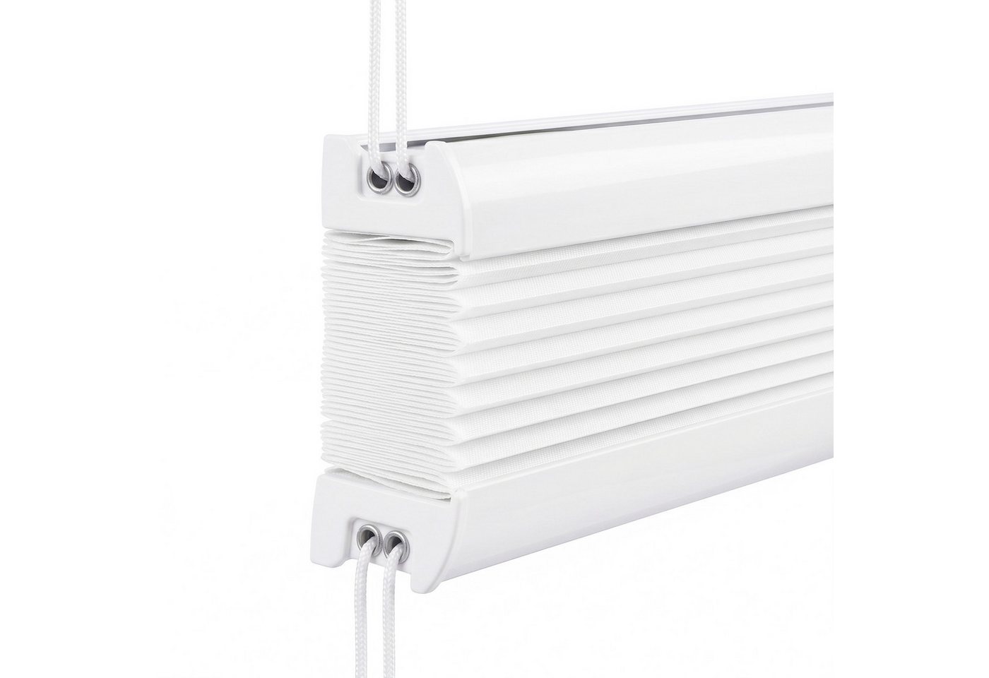 Sekey Plissee Plissee Klemmfix ohne Bohren, extra dichtes Gewebe, blickdicht, Klemmfix Montage ohne Bohren, Klemmfix, blickdicht, extra dichtes Gewebe, Lichtschutz, Weiß, 40x110 cm Bild 4