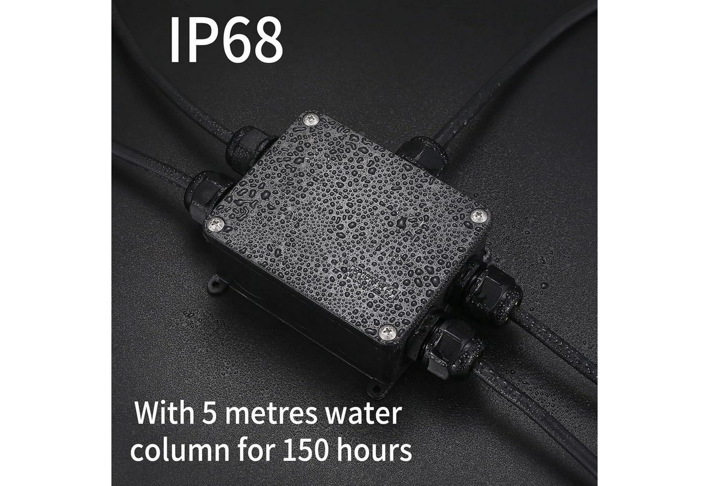 LuxusKollektion Verbindungsdosenklemme Abzweigdose IP68 Wasserdicht Klemmdose Kabelverbinder 4mm8mm 5 Wege Bild 2