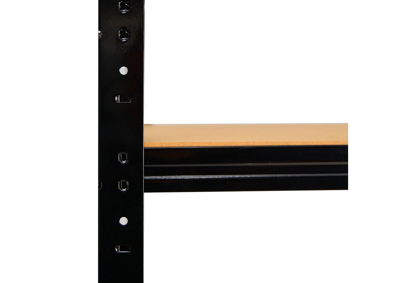 shelfplaza Schwerlastregal HOME, 100x30x30cm anthrazit, 3 Böden, Kellerregal, Garagenregal, Steckregal