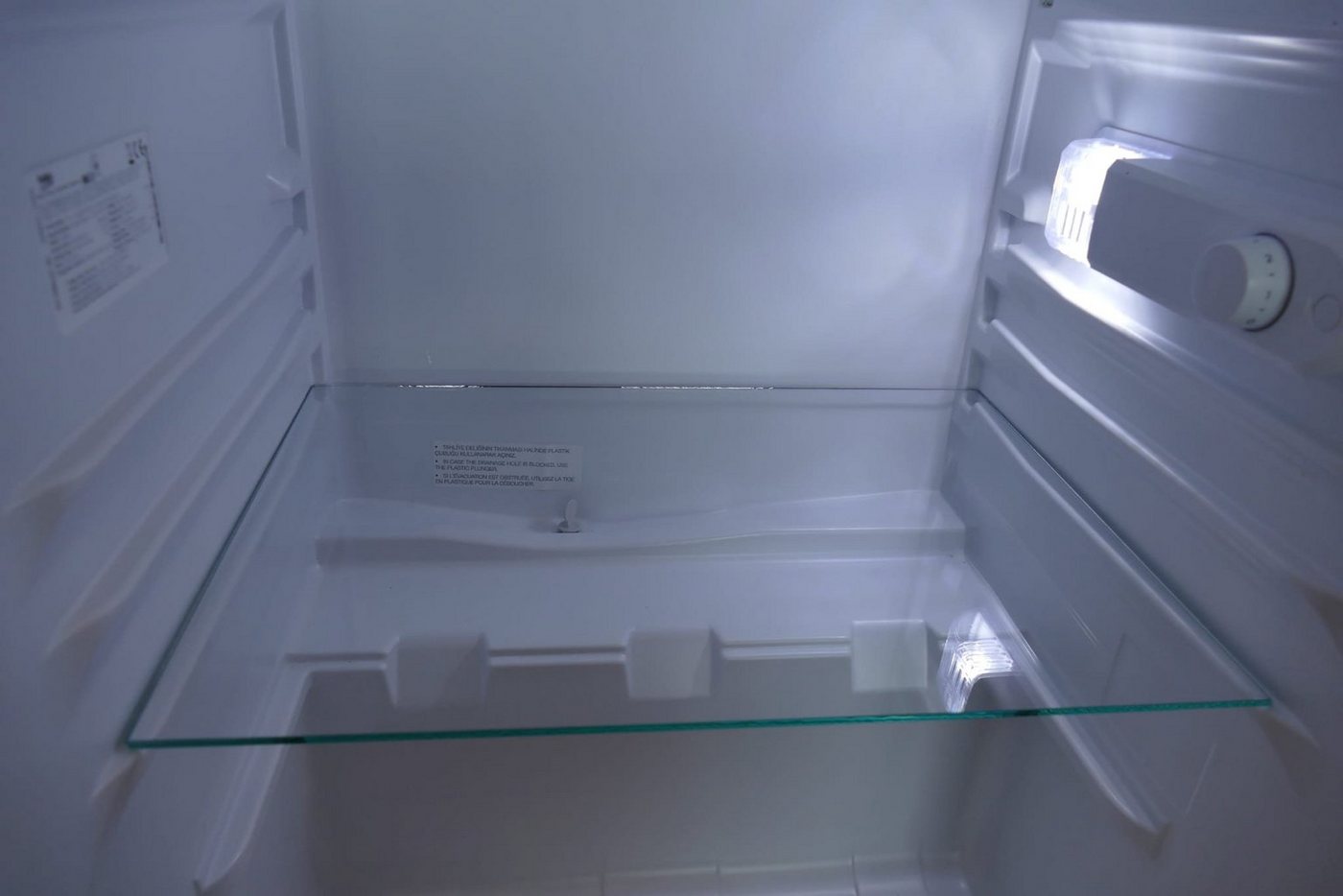 dieGlasschmiede Einlegeboden Kühlschrank Einlegeboden Breite 48,5cm, verschiedene Tiefen Glasplatte