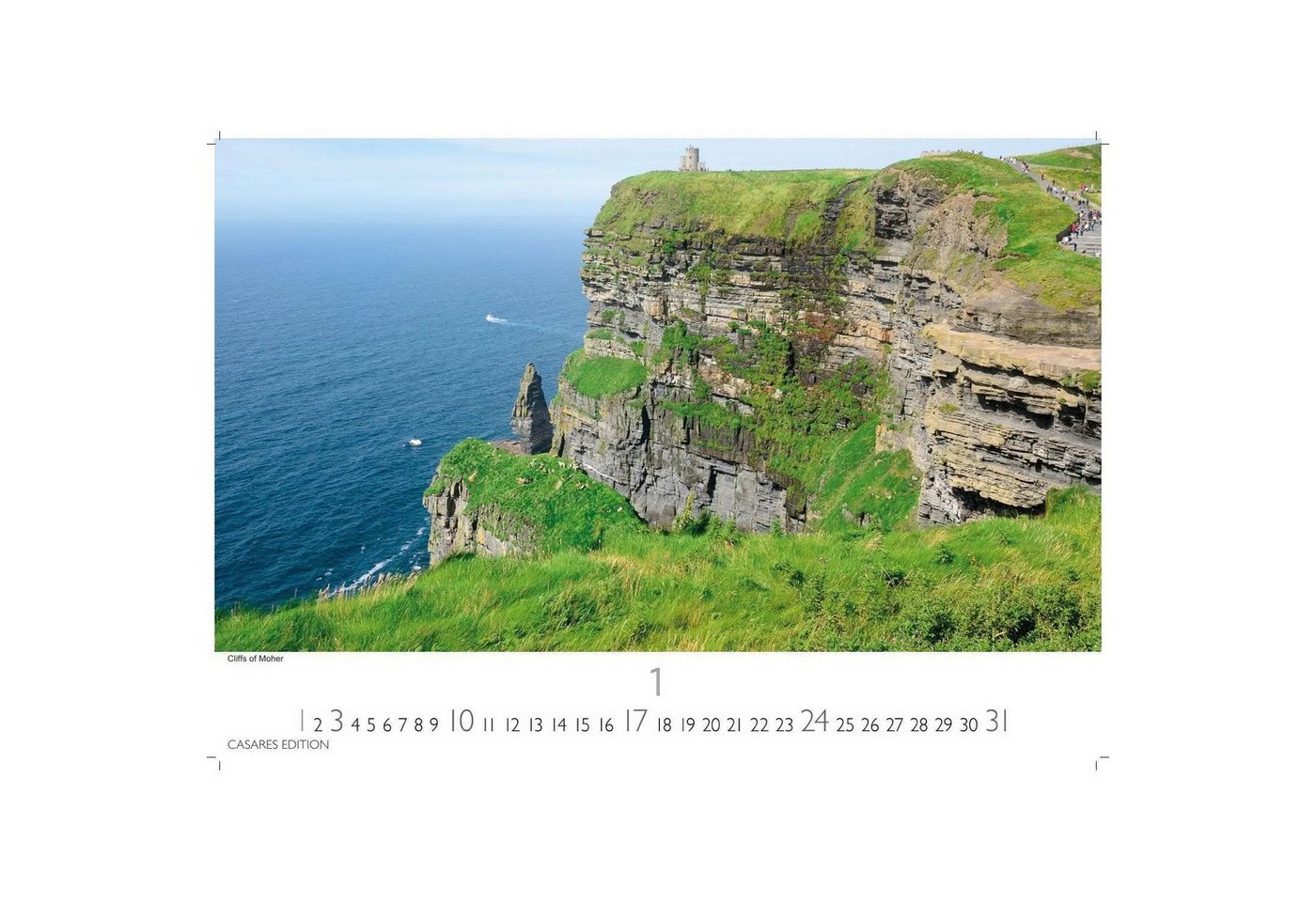 Wandkalender Irland Kalender 2027 - Wandkalender, Fotokalender 24x35cm - ....