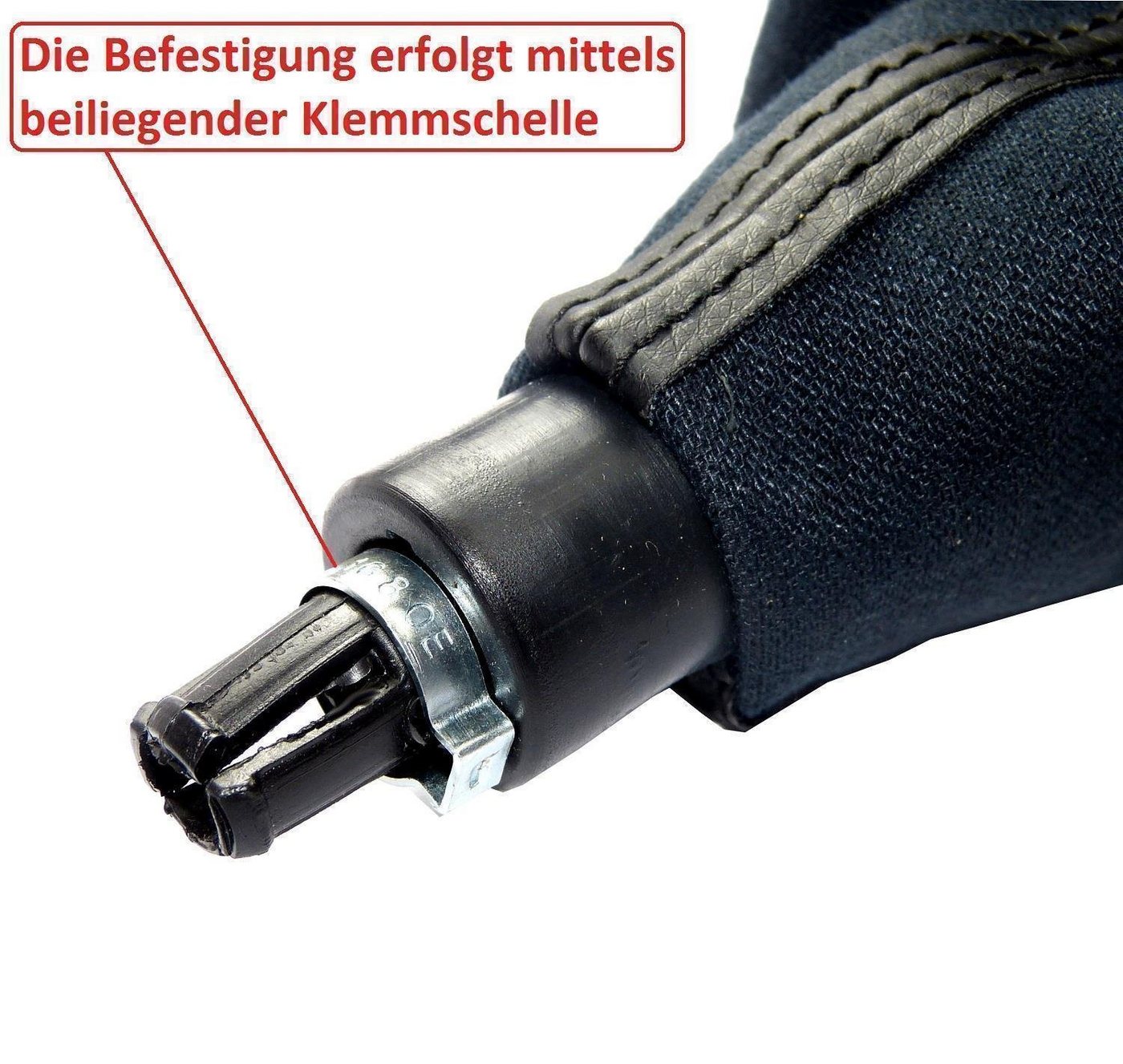L & P Car Design Schalthebel Schaltsack Schaltknauf Auto für VW Passat 3B2 3B5 B5 (Set, 1 St., Schaltknauf + Schaltsack + Rahmen), Plug&Play Montage Bild 2