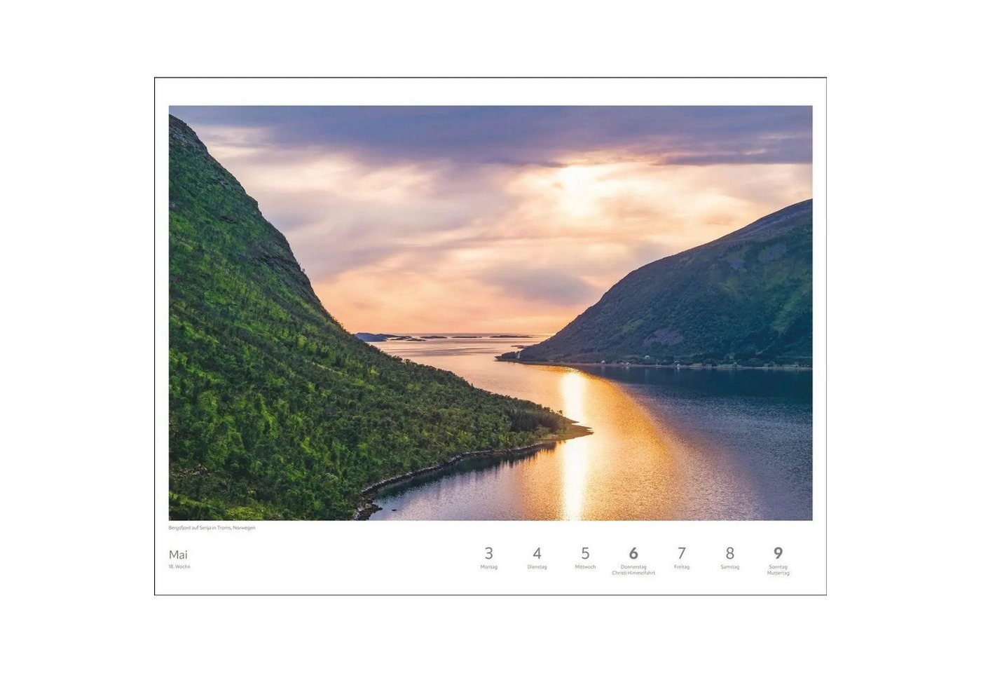 Harenberg Kalender Verlag Wandkalender Zauber des Nordens Großer Wochenkalender 2027 - Jede Woche ein...