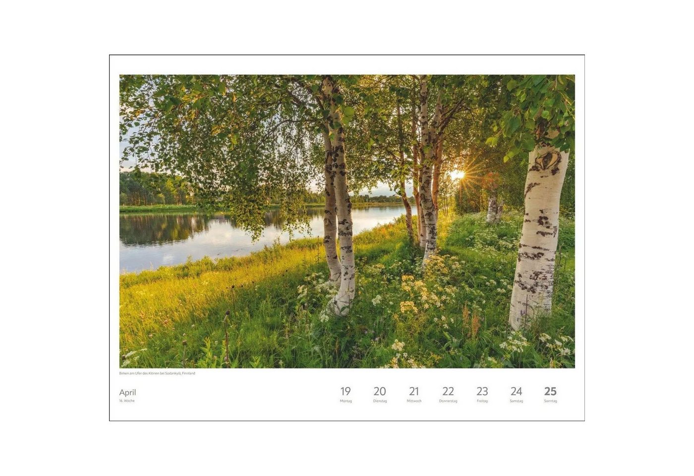 Harenberg Kalender Verlag Wandkalender Zauber des Nordens Großer Wochenkalender 2027 - Jede Woche ein... Bild 3