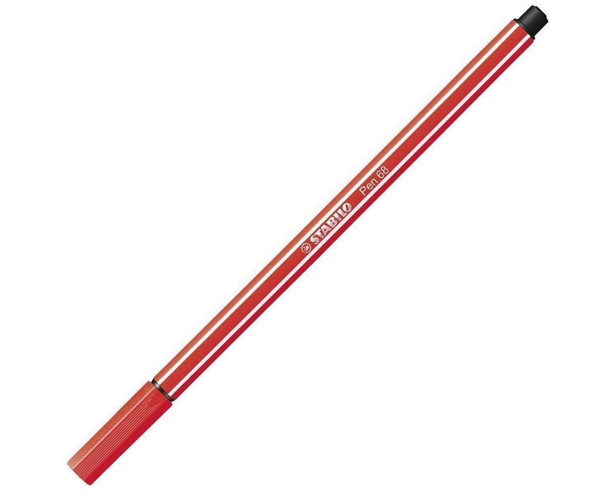 STABILO Filzstift STABILO Pen 68 Filzstift - 1 mm - 20er Zebrui-Etui türkis + weiß Bild 3