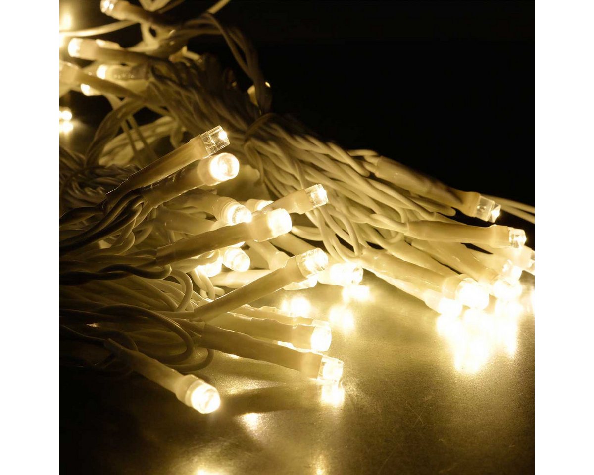 STAR TRADING LED-Lichtervorhang System Decor Lichtervorhang 100 LED warm, 2x1m ws Bild 5