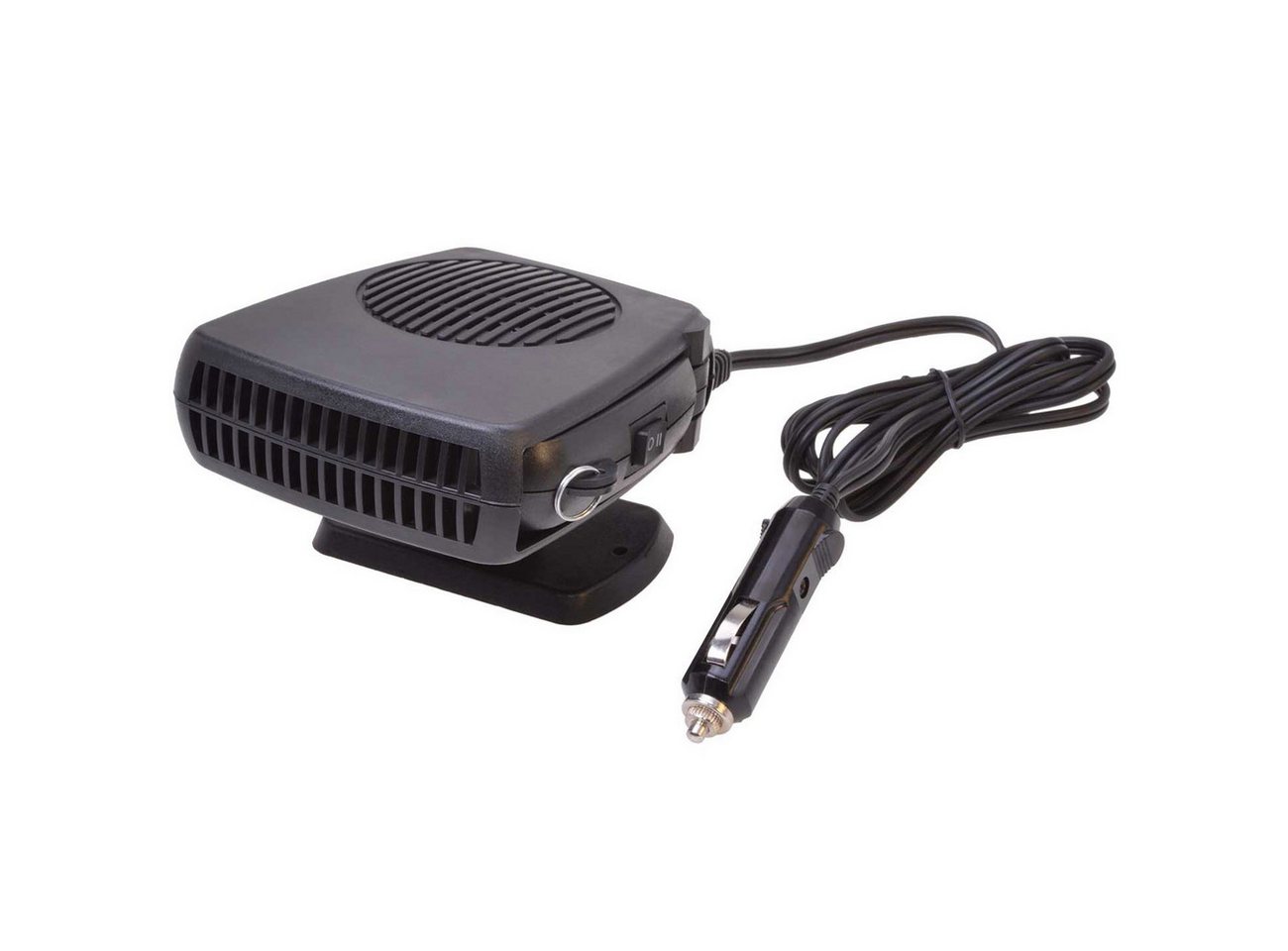 Filmer Heizlüfter Tragbarer Auto-Heizlüfter 12V 150W, Scheiben-Enteiser & Ventilator, mit Haltegriff/2 Modi: Heizen zur Enteisung Kühlen als Ventilator