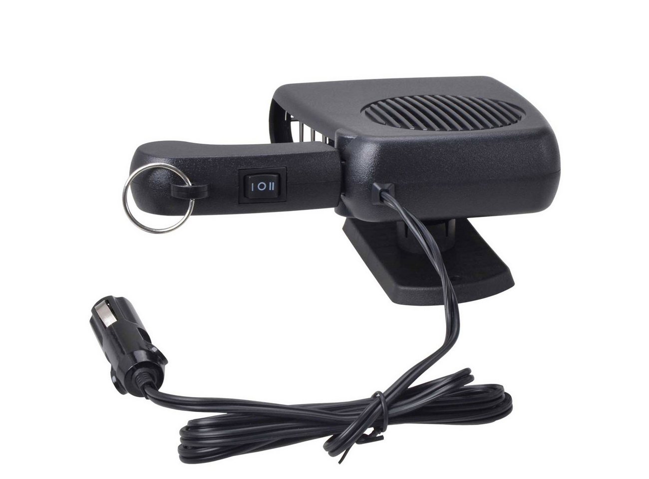 Filmer Heizlüfter Tragbarer Auto-Heizlüfter 12V 150W, Scheiben-Enteiser & Ventilator, mit Haltegriff/2 Modi: Heizen zur Enteisung Kühlen als Ventilator Bild 4
