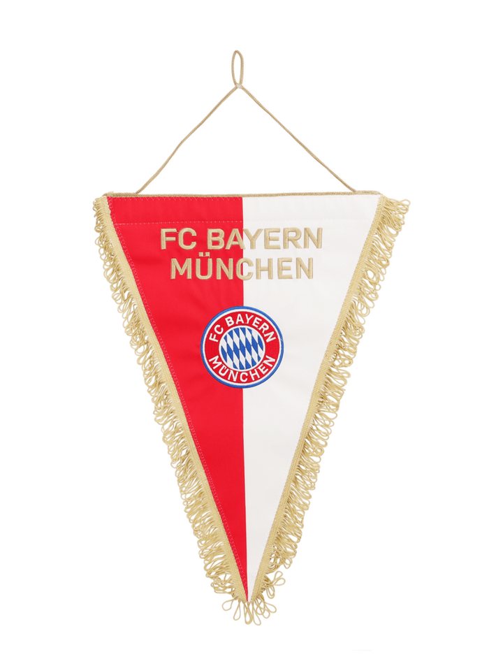 FC Bayern München Wimpelkette FC Bayern München I Wimpel Premium I Rot/Weiß Bild 2