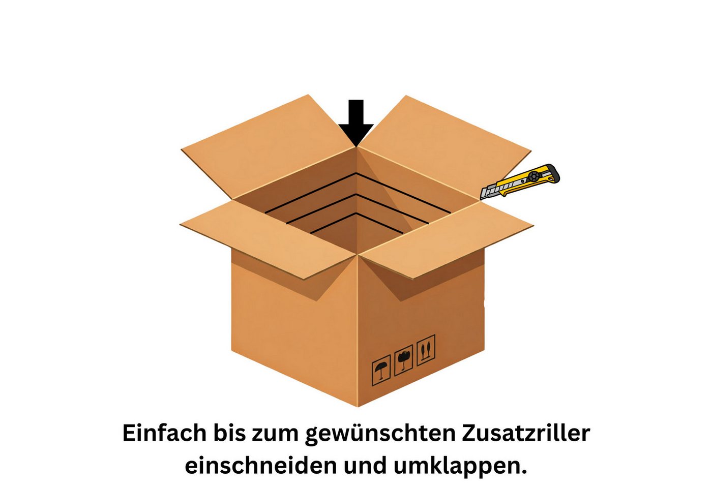 Packen24 GmbH Versandkarton Faltkarton 952 x 414 x 326 mm Versandkarton zweiwellig Bild 2