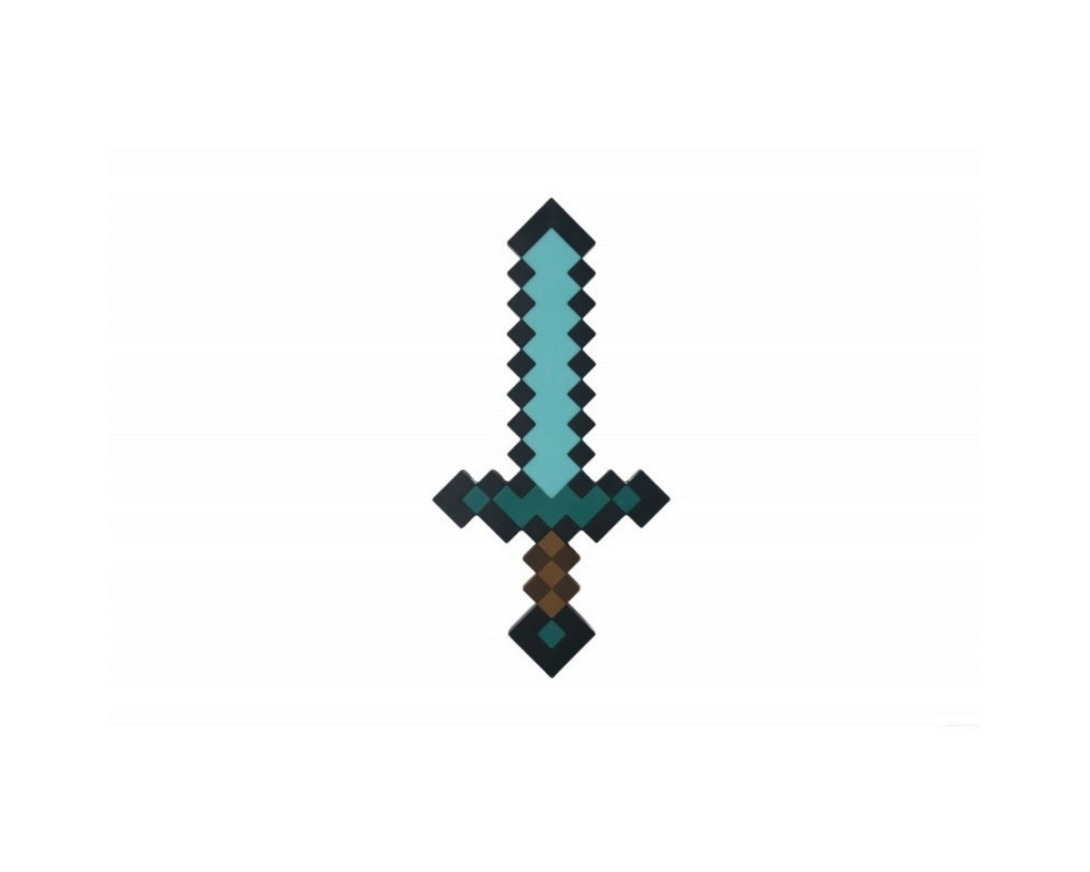 Minecraft Nachtlicht - 2 in 1 Lampe 40 cm Taschenlampe mit USB-C Anschluss und Akku