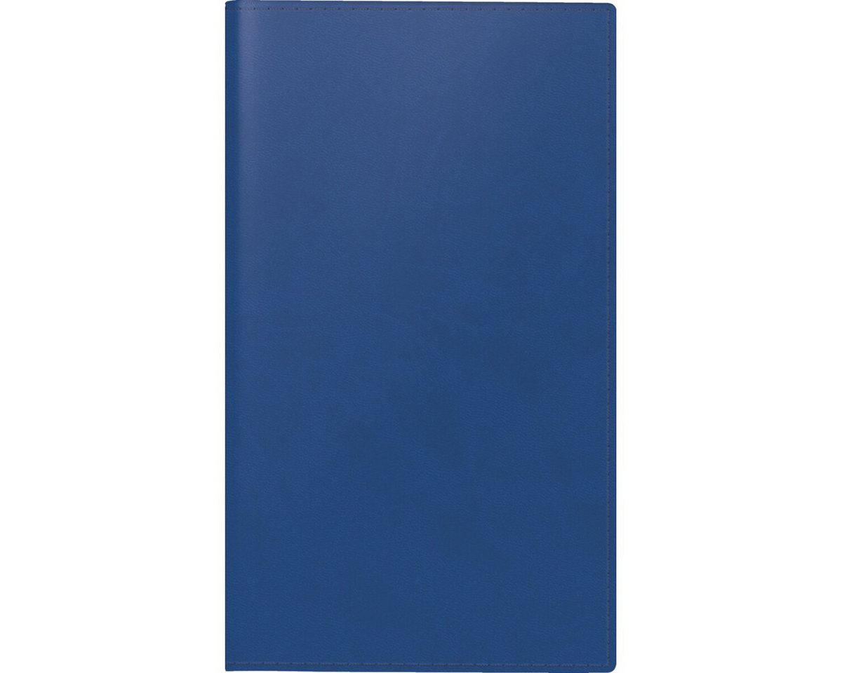 BRUNNEN Taschenkalender Taschenkalender 753 8,7x15,3cm 1 Monat/2 Seiten Kunstleder blau 2027 Bild 5
