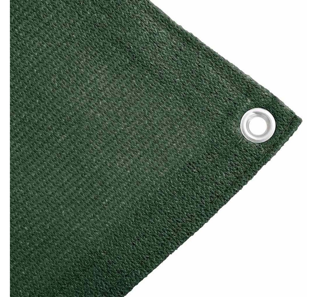 furnicato Outdoorteppich Zeltteppich 200 x 200 cm Dunkelgrün aus hochdichtem Polyethylen, Höhe: 1 mm, Wetterbeständige Bodenmatte mit Ösen und atmungsaktiver Oberfläche Bild 3