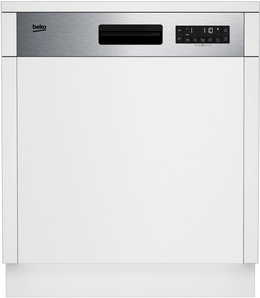 BEKO teilintegrierbarer Geschirrspüler BDSN25530X 7623991677, 15 Maßgedecke, Doppelt gut organisiert – inklusive Besteckschublade und Besteckkorb Bild 5